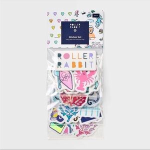 Roller Rabbit x Target 28-count Sticker Set New In Package